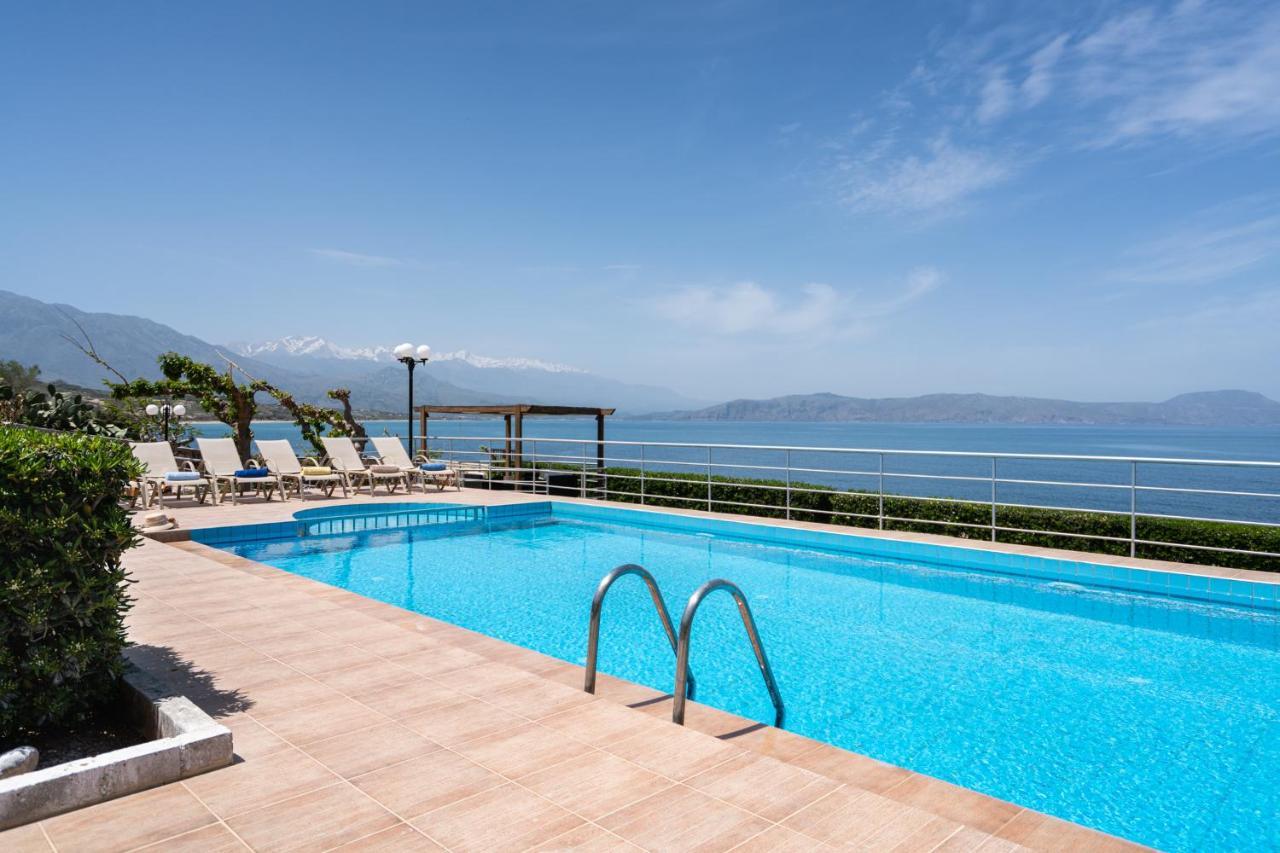 Beachfront Family Villa Katerina With Private Pool, Playground, Bbq & Amazing Sea Views! Petres  Luaran gambar